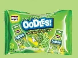 Oodless Tiny Tangy Apple Chews 14 pk